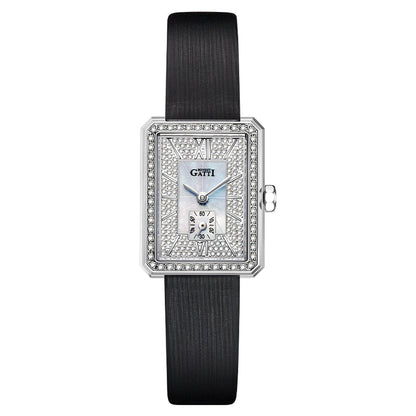 BONEST GATTI BG3007 Mother of Pearl Ladies Square Swiss Quartz Watch - Top G Watches