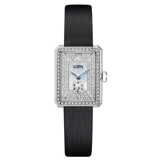 BONEST GATTI BG3007 Mother of Pearl Ladies Square Swiss Quartz Watch