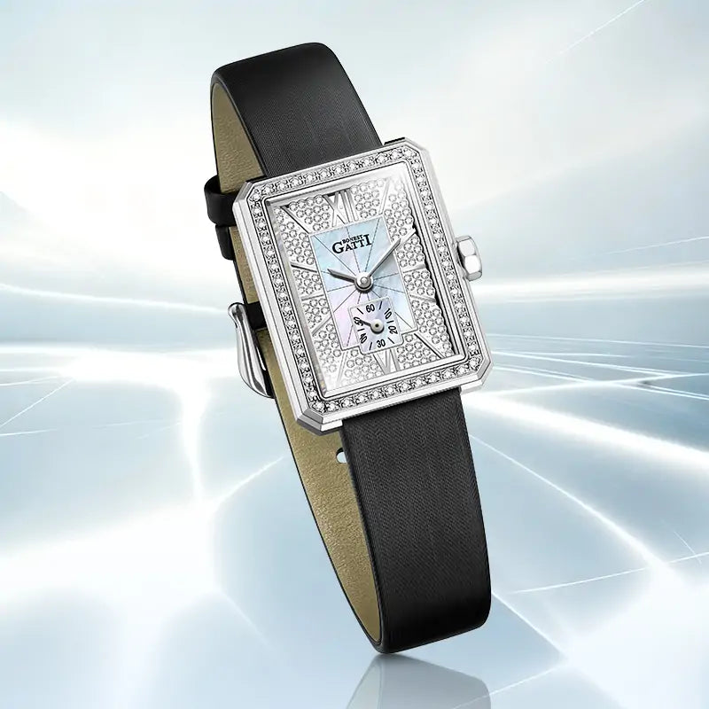 BONEST GATTI BG3007 Mother of Pearl Ladies Square Swiss Quartz Watch - Top G Watches