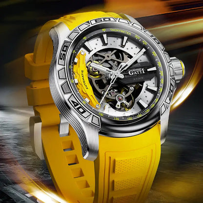 BONEST GATTI BG4005 Skeleton Automatic Men's Sports Watch