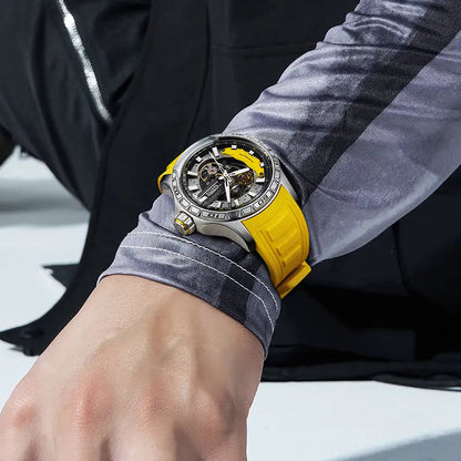 BONEST GATTI BG4005 Skeleton Automatic Men's Sports Watch