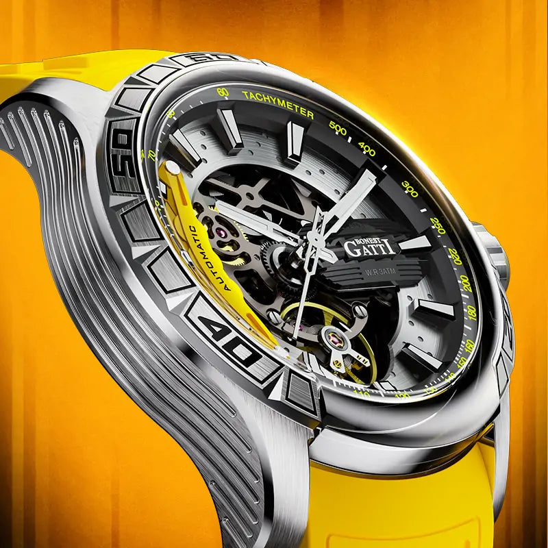 BONEST GATTI BG4005 Skeleton Automatic Men's Sports Watch
