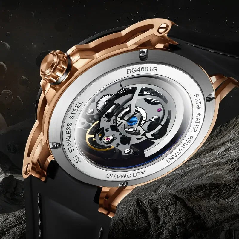 BONEST GATTI BG4601 Skeleton Automatic Sports Watch – Citizen Movement