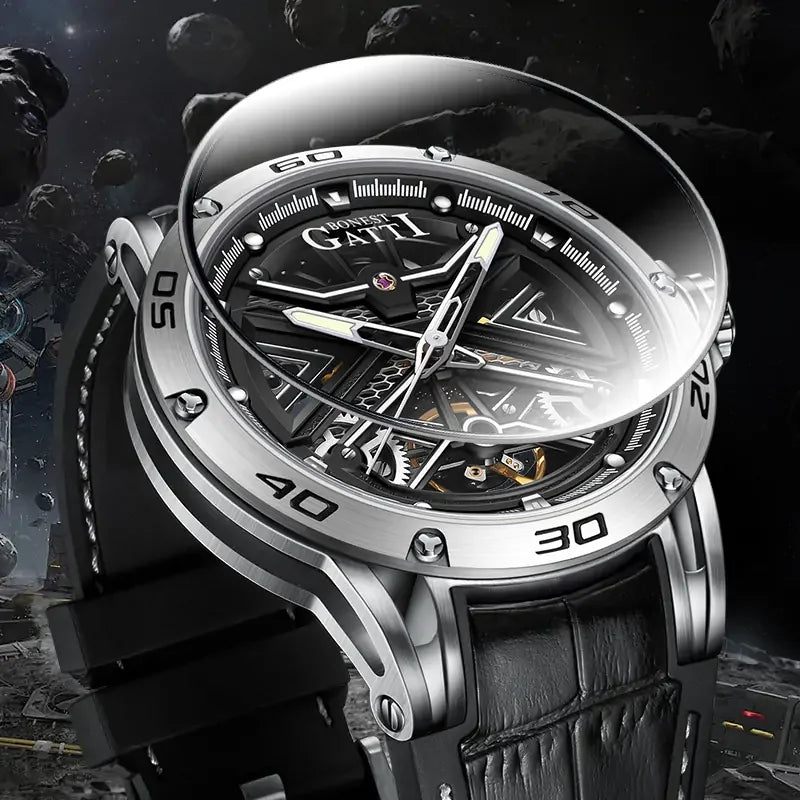 BONEST GATTI BG4601 Skeleton Automatic Sports Watch – Citizen Movement