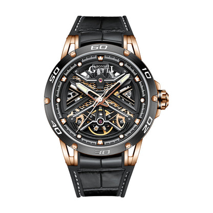 BONEST GATTI BG4601 Skeleton Automatic Sports Watch – Citizen Movement