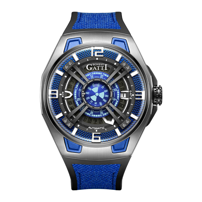 BONEST GATTI BG5803 Radiation Fallout Skeleton Automatic Sports Watch