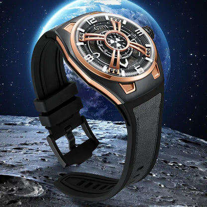 BONEST GATTI BG5803 Radiation Fallout Skeleton Automatic Sports Watch