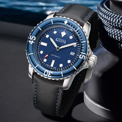 BONEST GATTI BG8002 Automatic Diving-Style Sports Watch – Sapphire Crystal