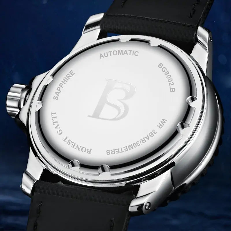 BONEST GATTI BG8002 Automatic Diving-Style Sports Watch – Sapphire Crystal