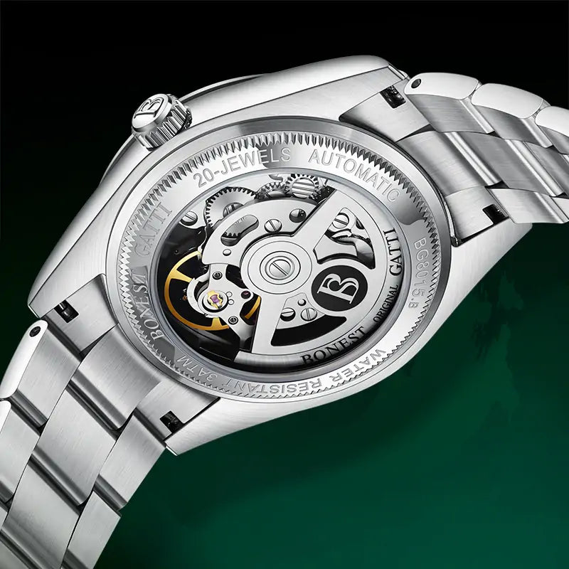 BONEST GATTI BG8015 Wild Horse Luminous Automatic Fashion Watch - Top G Watches