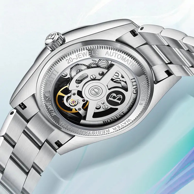 BONEST GATTI BG8015 Wild Horse Luminous Automatic Fashion Watch - Top G Watches