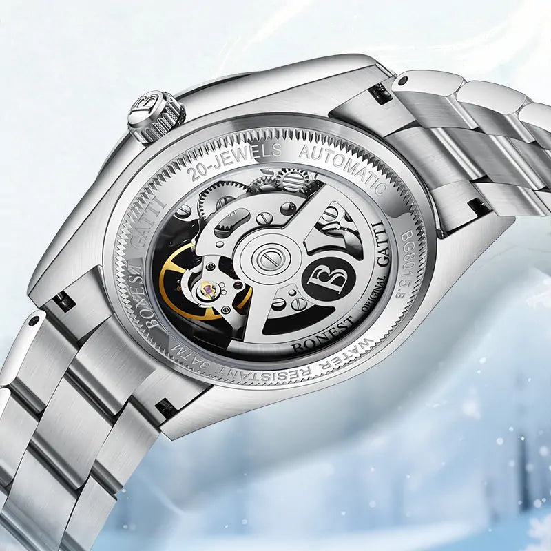 BONEST GATTI BG8015 Wild Horse Luminous Automatic Fashion Watch - Top G Watches