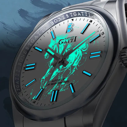 BONEST GATTI BG8015 Wild Horse Luminous Automatic Fashion Watch - Top G Watches