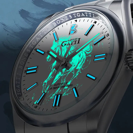 BONEST GATTI BG8015 Wild Horse Luminous Automatic Fashion Watch