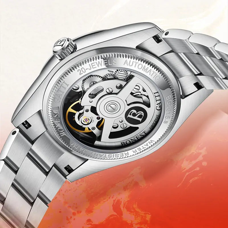 BONEST GATTI BG8015 Wild Horse Luminous Automatic Fashion Watch - Top G Watches