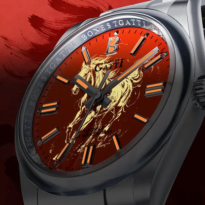 BONEST GATTI BG8015 Wild Horse Luminous Automatic Fashion Watch - Top G Watches