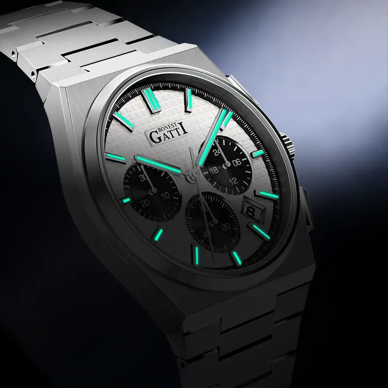 BONEST GATTI BG8016 Multifunction Quartz Chronograph Luxury Sports Watch