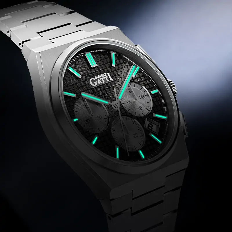 BONEST GATTI BG8016 Multifunction Quartz Chronograph Luxury Sports Watch