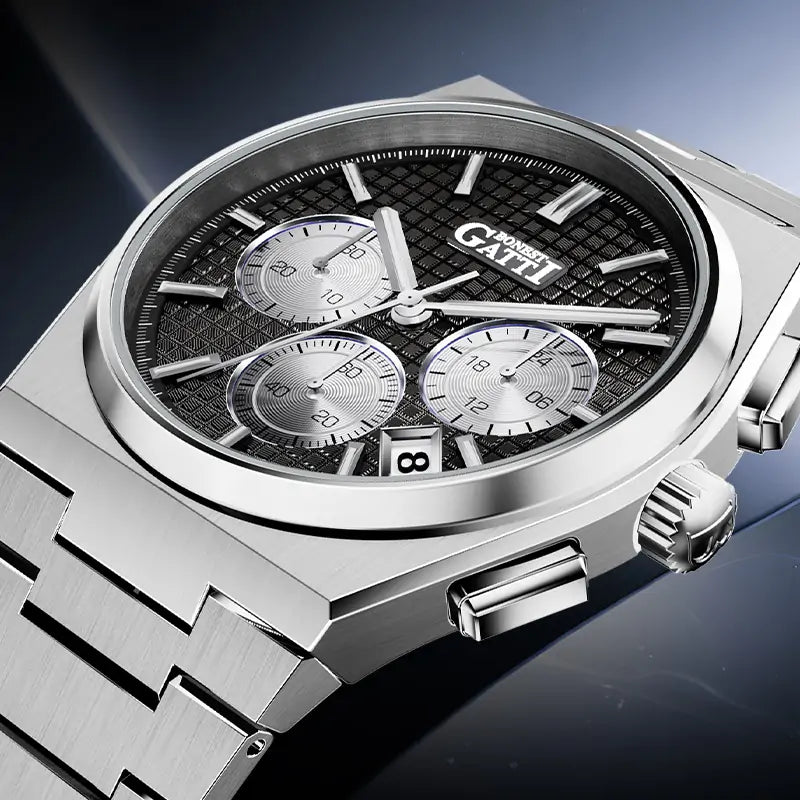 BONEST GATTI BG8016 Multifunction Quartz Chronograph Luxury Sports Watch