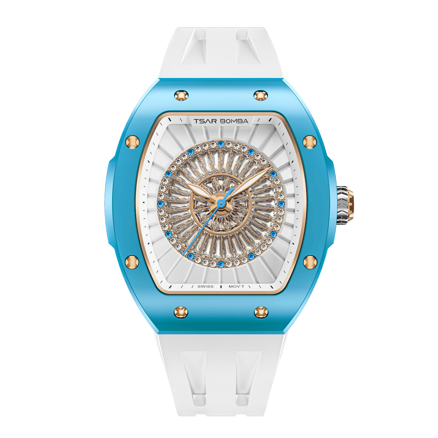 Official TSAR BOMBA Nucleus Femme Ladies Ceramic Watch – Swiss Movement TB8220L