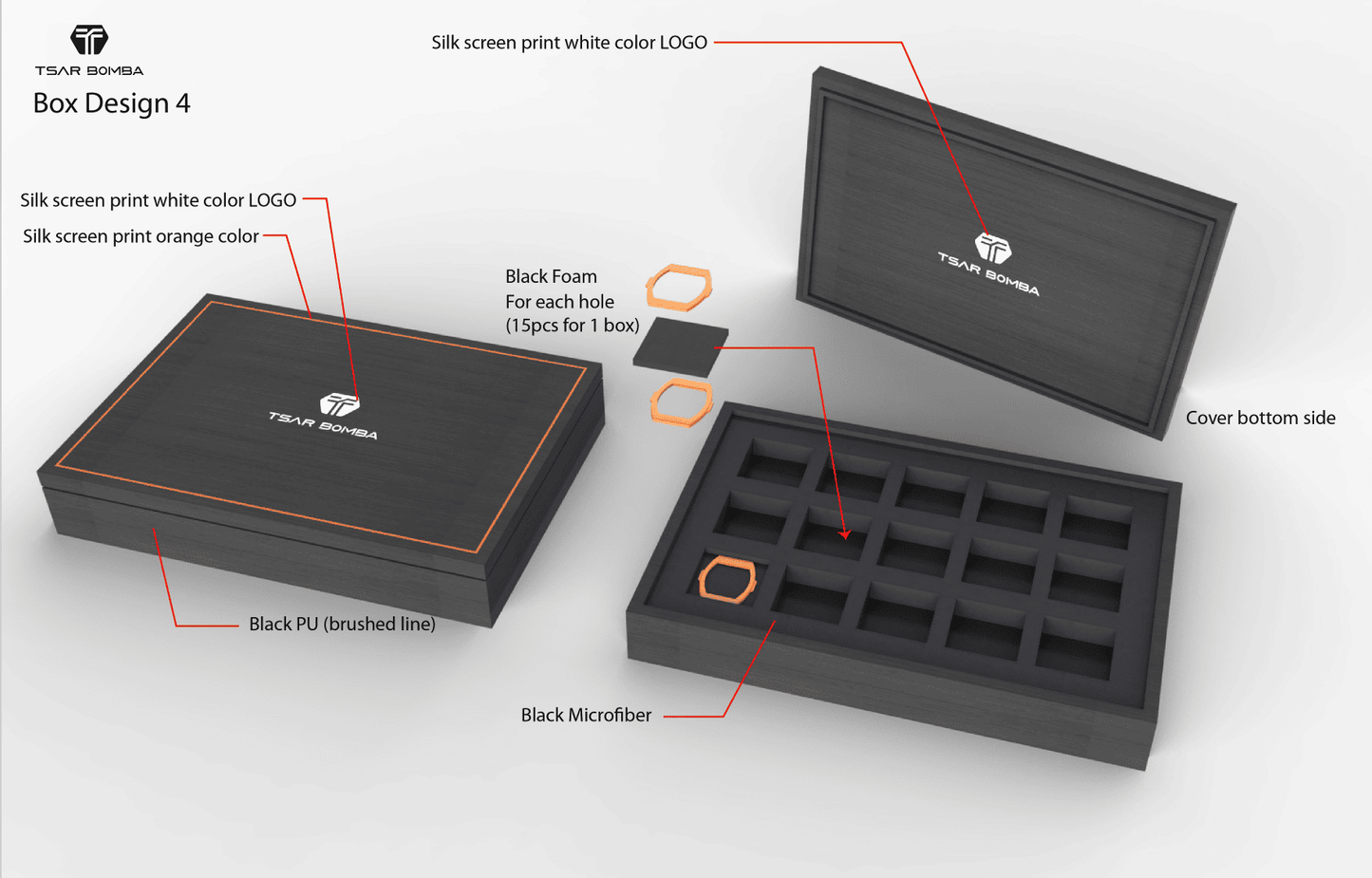 Official TSAR BOMBA Premium Luxury Watch Gift Box & Storage