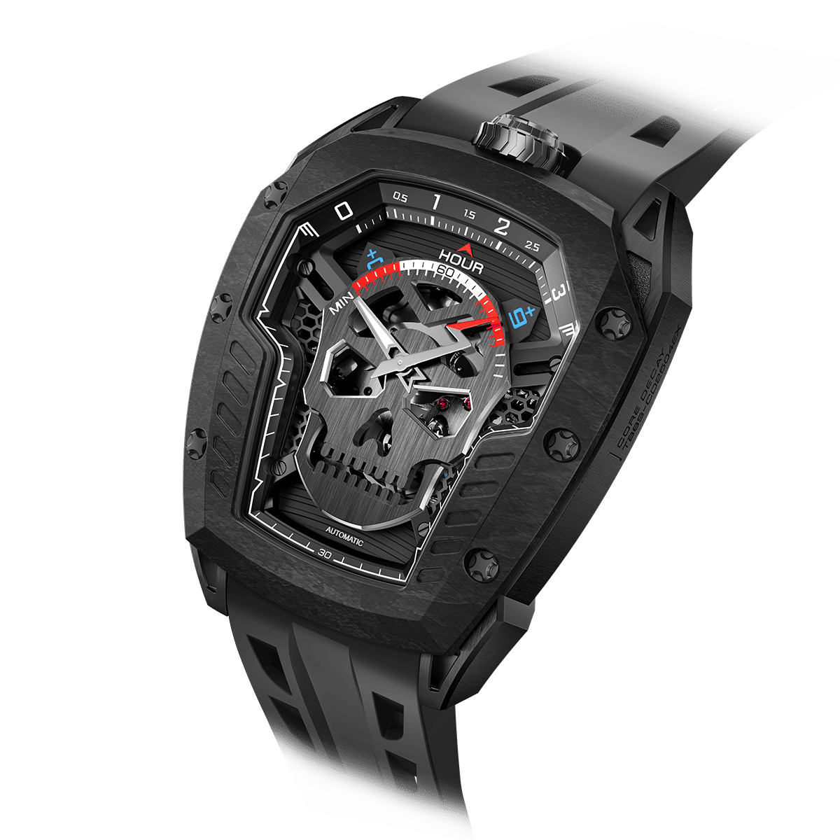 Official TSAR BOMBA Reactor-Core Decay TB8227 Automatic Watch | Carbon Fibre Luxury Watch