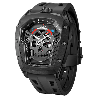 Official TSAR BOMBA Reactor-Core Decay TB8227 Automatic Watch | Carbon Fibre Luxury Watch