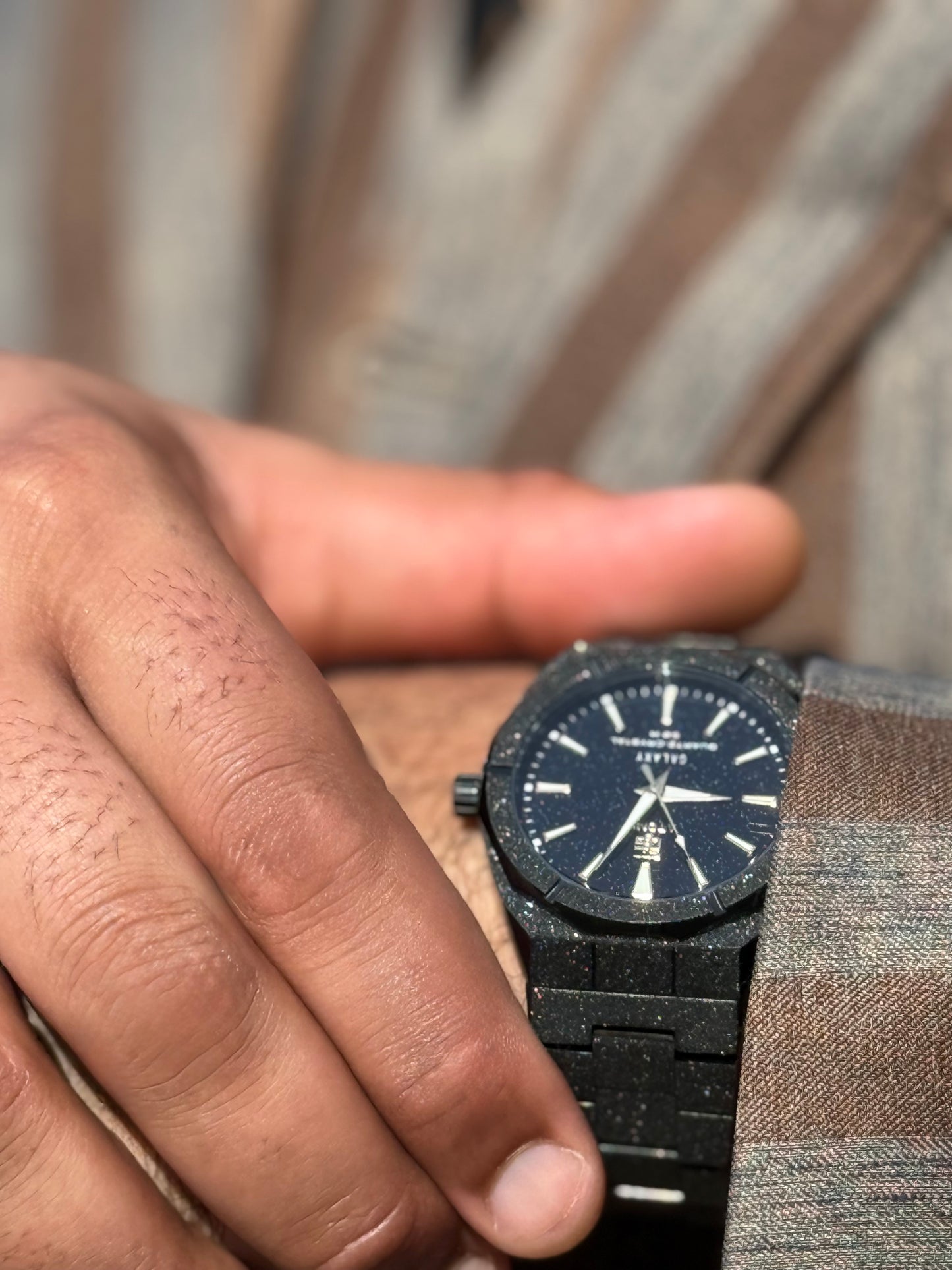 Atomic™ Galaxy Black – Frosted Steel Limited Edition (Australian Brand) - Top G Watches