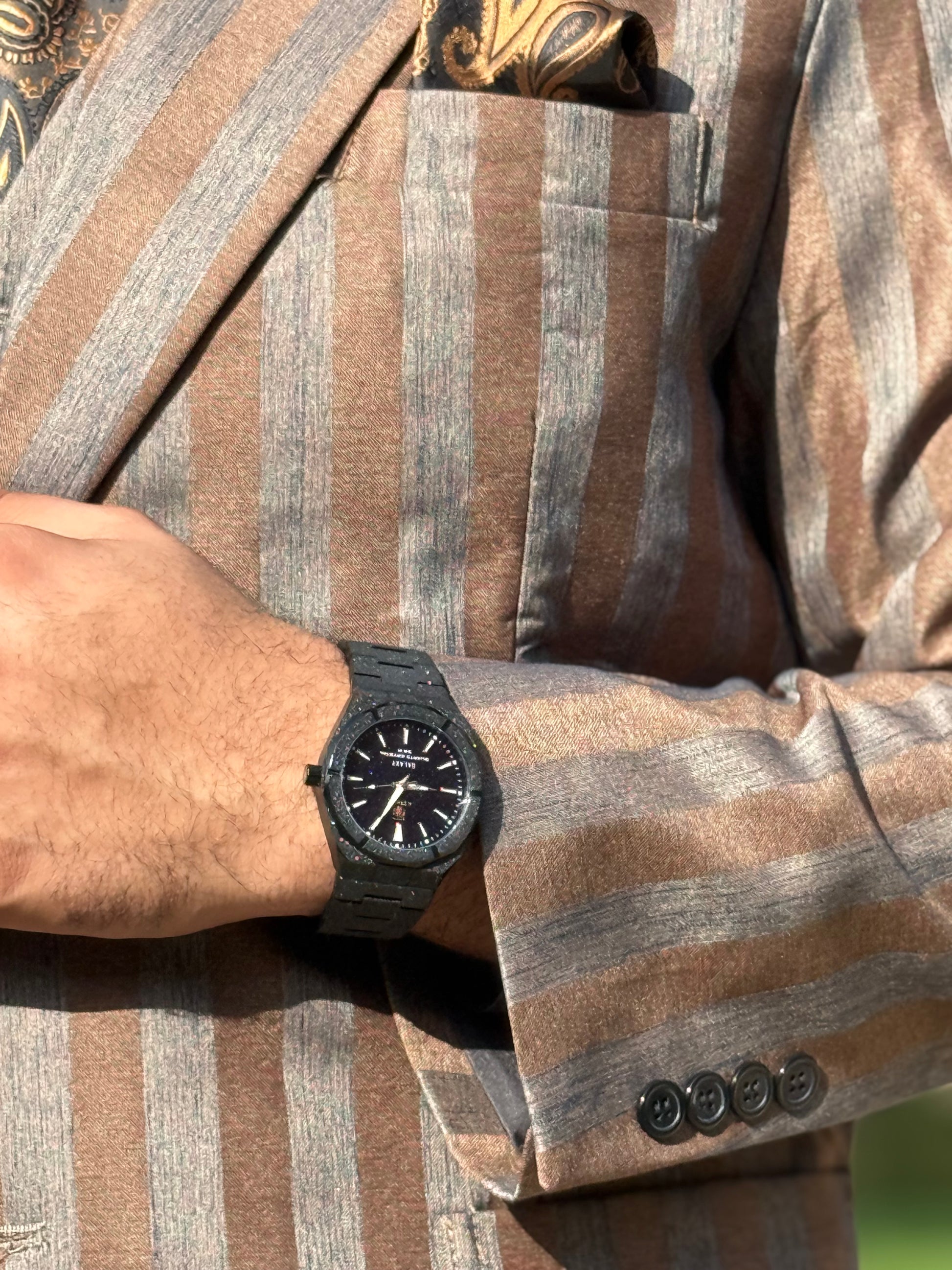 Atomic™ Galaxy Black – Frosted Steel Limited Edition (Australian Brand) - Top G Watches