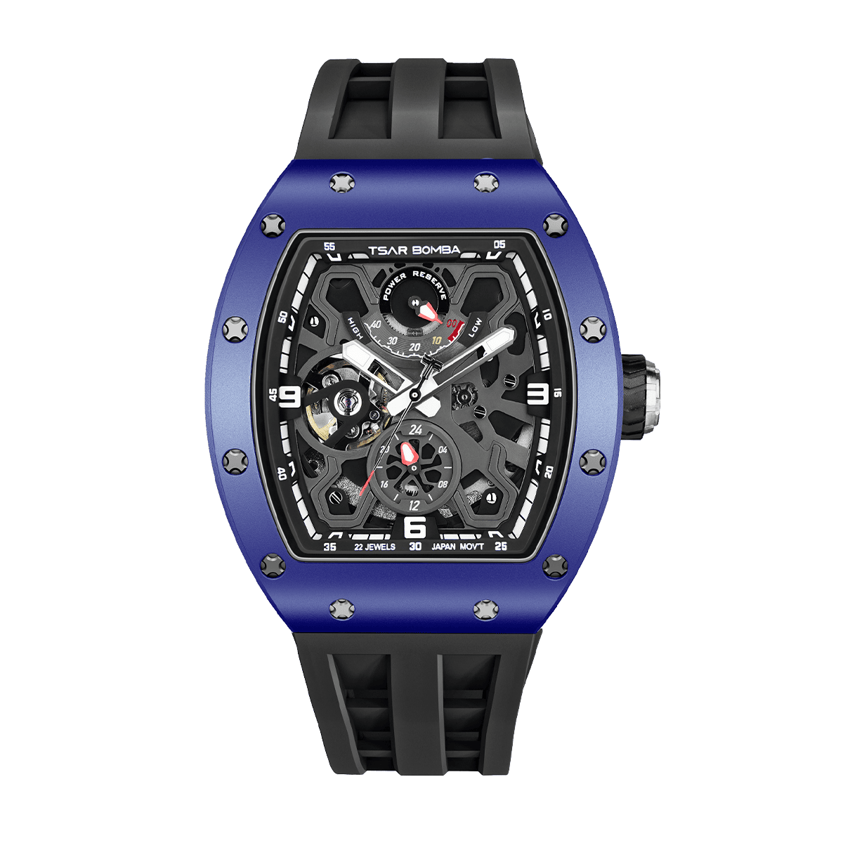 Official TSAR BOMBA Carbon Fibre Ceramic Kinetic Energy Automatic Watch – TB8212