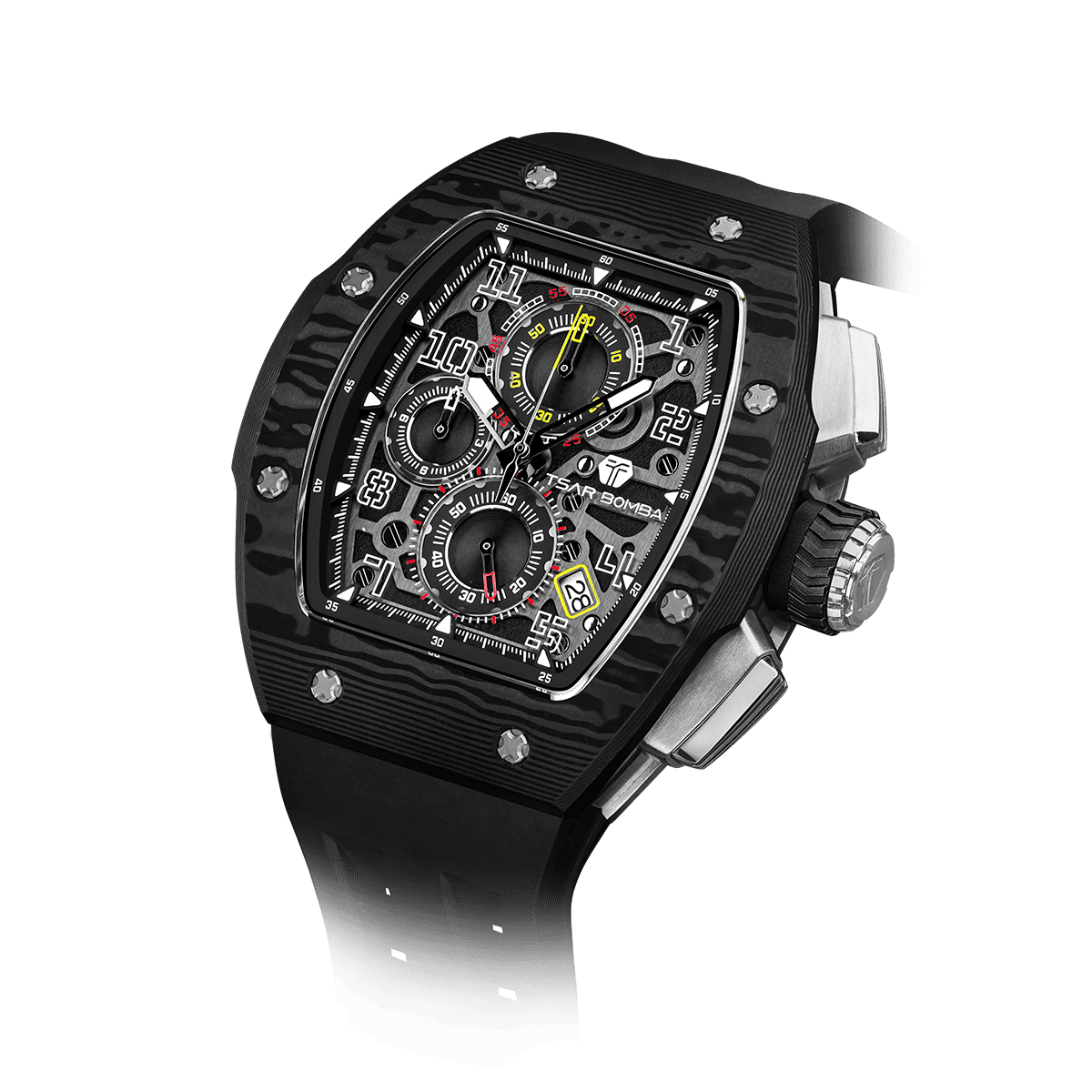 Official TSAR BOMBA – Atomic Interchangeable Luxury Calendar Watch TB8214