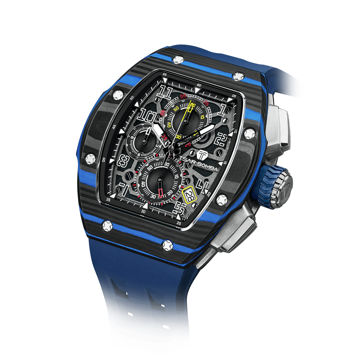 Official TSAR BOMBA – Atomic Interchangeable Luxury Calendar Watch TB8214