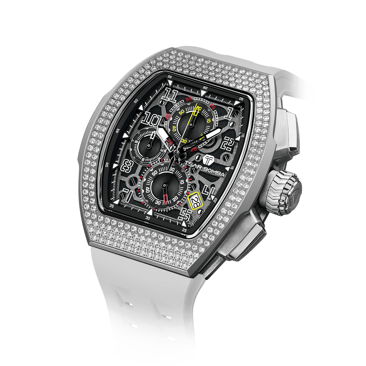 Official TSAR BOMBA – Atomic Interchangeable Luxury Calendar Watch TB8214