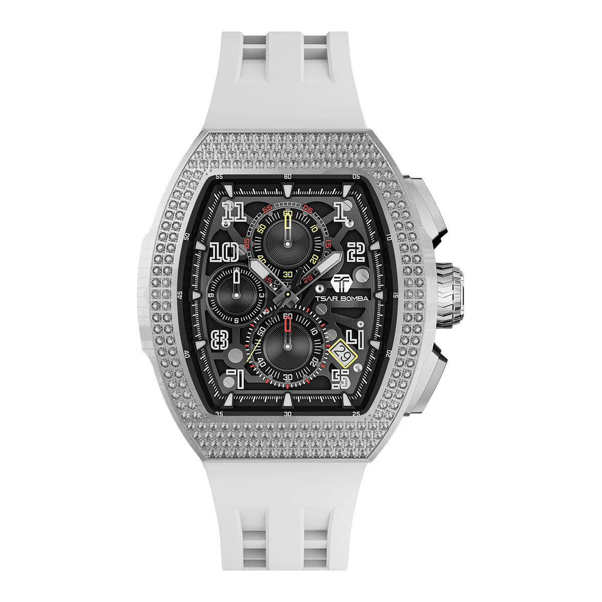 Official TSAR BOMBA – Atomic Interchangeable Luxury Calendar Watch TB8214