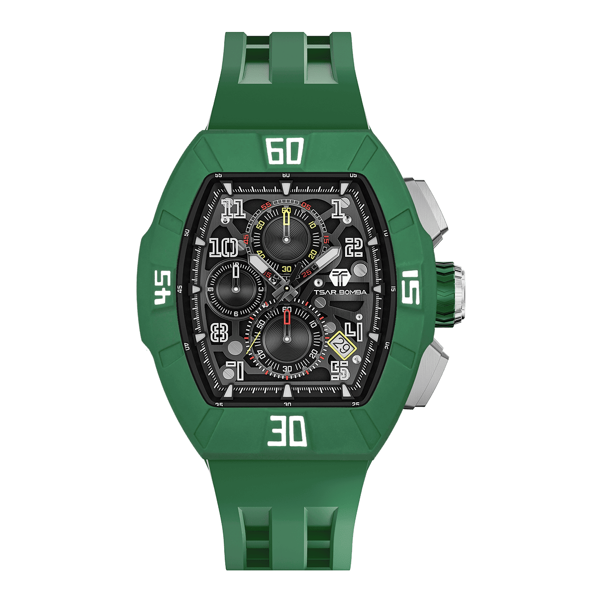 Official TSAR BOMBA – Atomic Interchangeable Luxury Calendar Watch TB8214