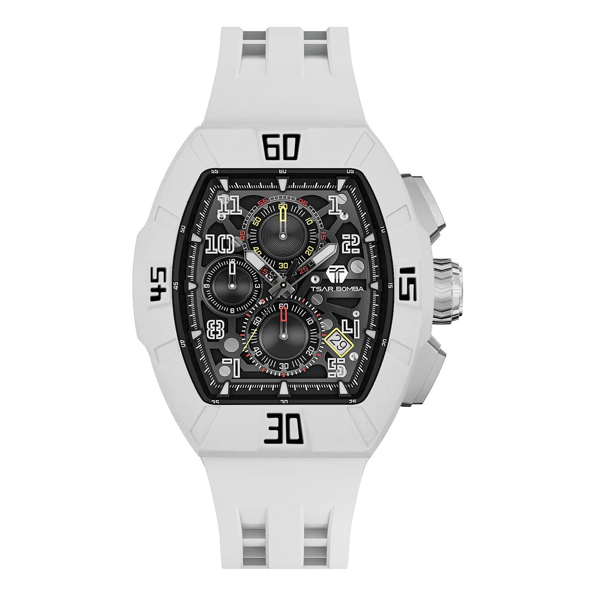 Official TSAR BOMBA – Atomic Interchangeable Luxury Calendar Watch TB8214