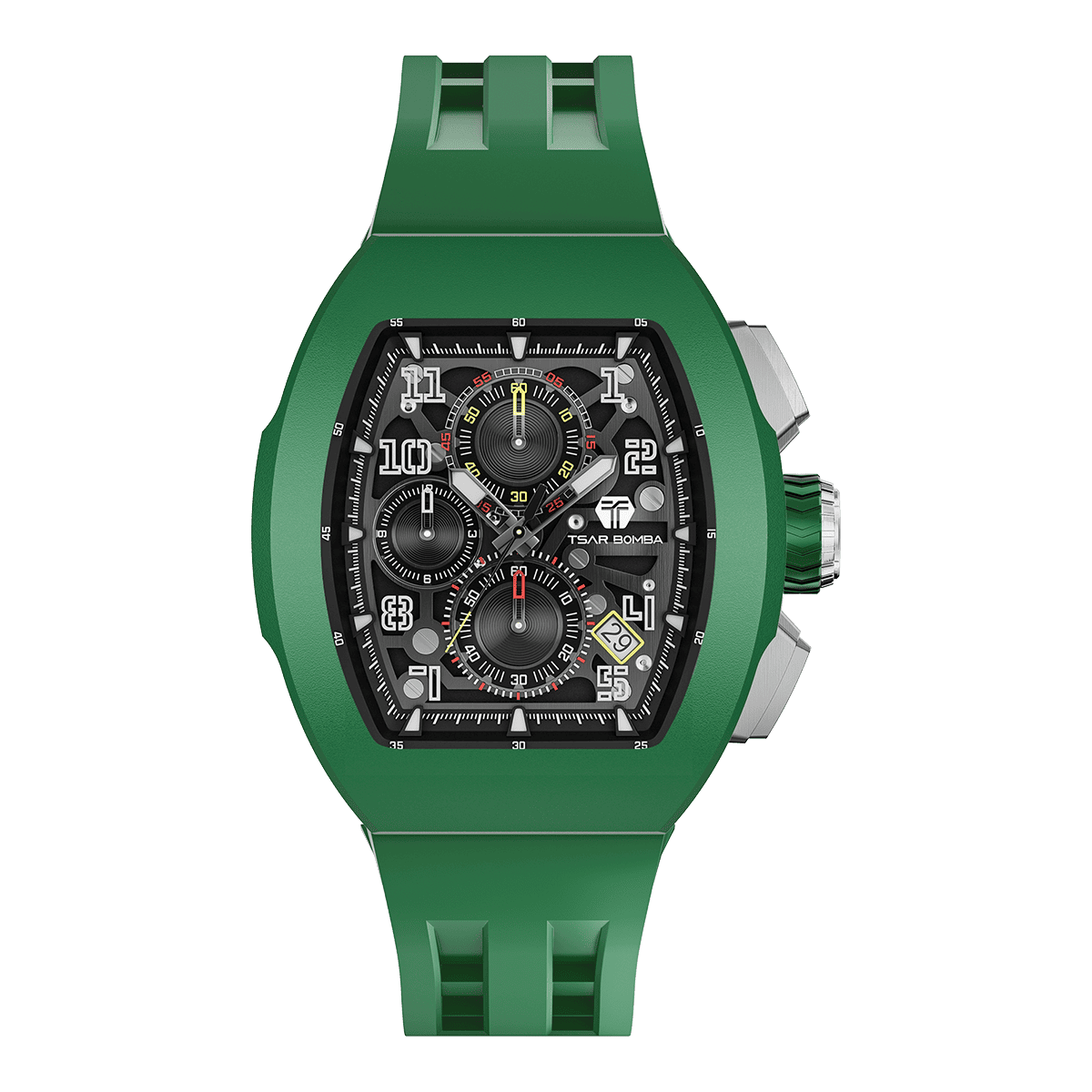 Official TSAR BOMBA – Atomic Interchangeable Luxury Calendar Watch TB8214