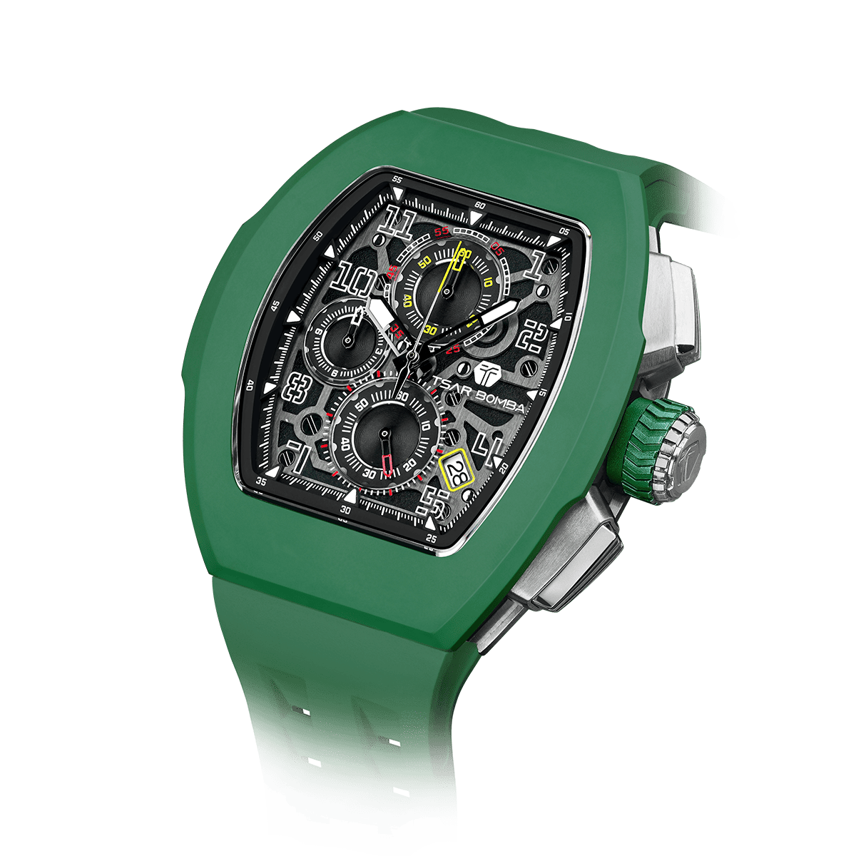 Official TSAR BOMBA – Atomic Interchangeable Luxury Calendar Watch TB8214