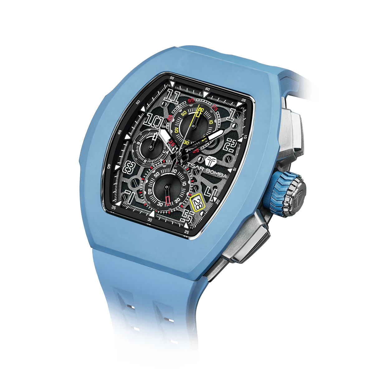 Official TSAR BOMBA – Atomic Interchangeable Luxury Calendar Watch TB8214