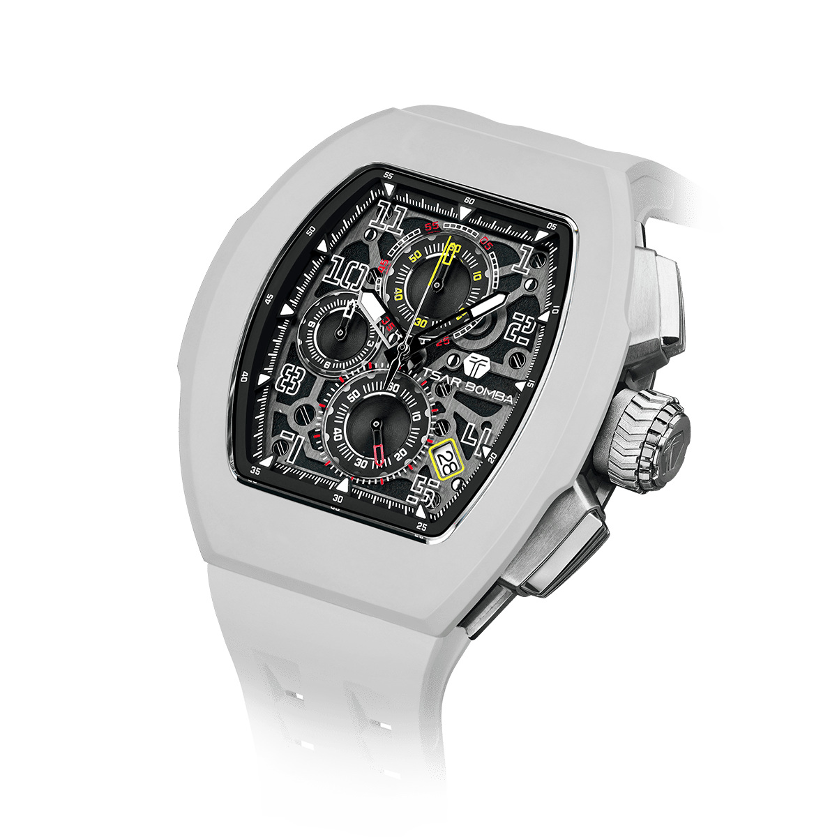 Official TSAR BOMBA – Atomic Interchangeable Luxury Calendar Watch TB8214