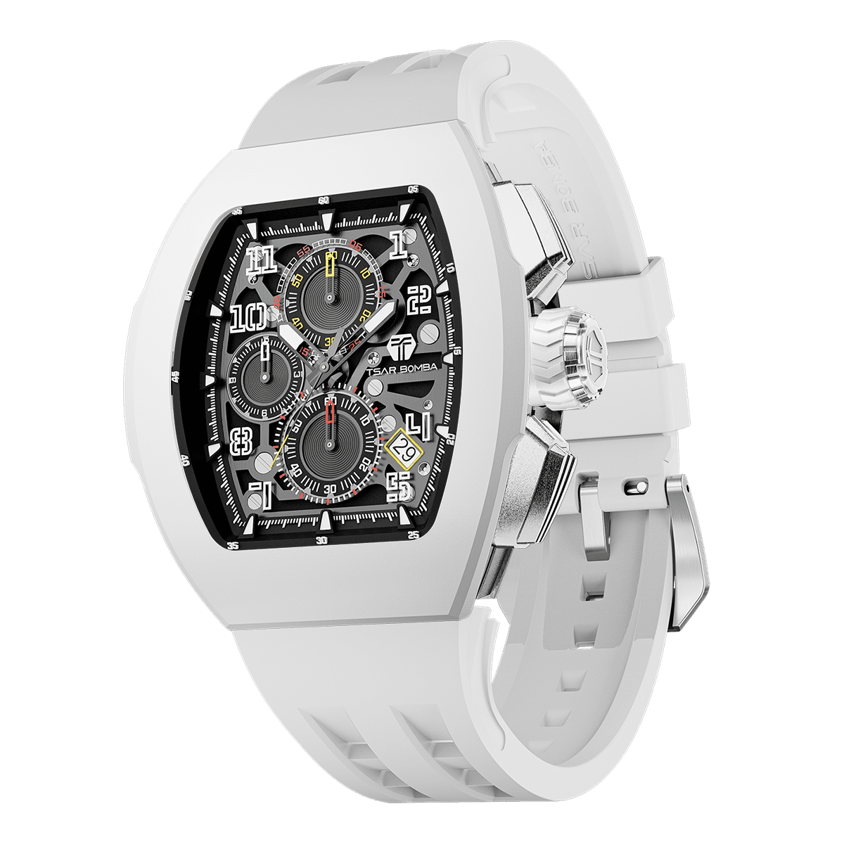 Official TSAR BOMBA – Atomic Interchangeable Luxury Calendar Watch TB8214