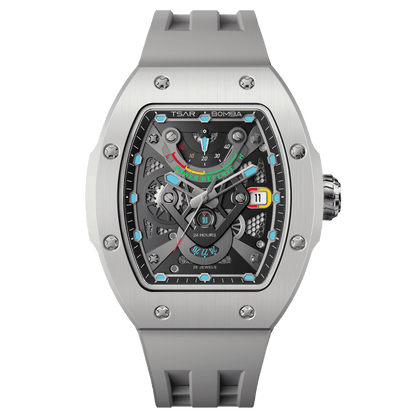 Official TSAR BOMBA TB8226C Full Ceramic Automatic Skeleton Watch – Sapphire Crystal