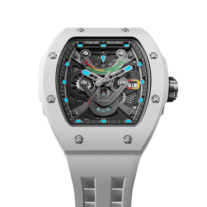 Official TSAR BOMBA TB8226C Full Ceramic Automatic Skeleton Watch – Sapphire Crystal