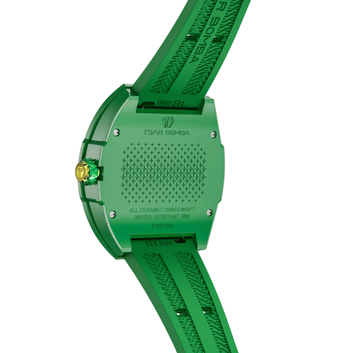 Official TSAR BOMBA Nucleus Femme Ladies Ceramic Watch – Swiss Movement TB8220L