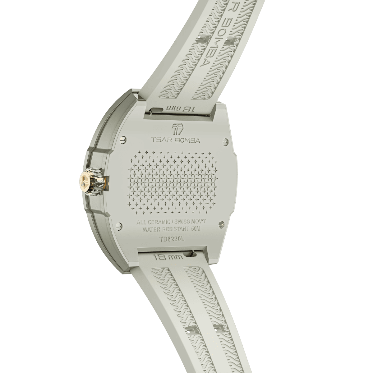 Official TSAR BOMBA Nucleus Femme Ladies Ceramic Watch – Swiss Movement TB8220L