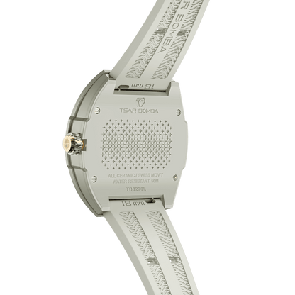 Official TSAR BOMBA Nucleus Femme Ladies Ceramic Watch – Swiss Movement TB8220L