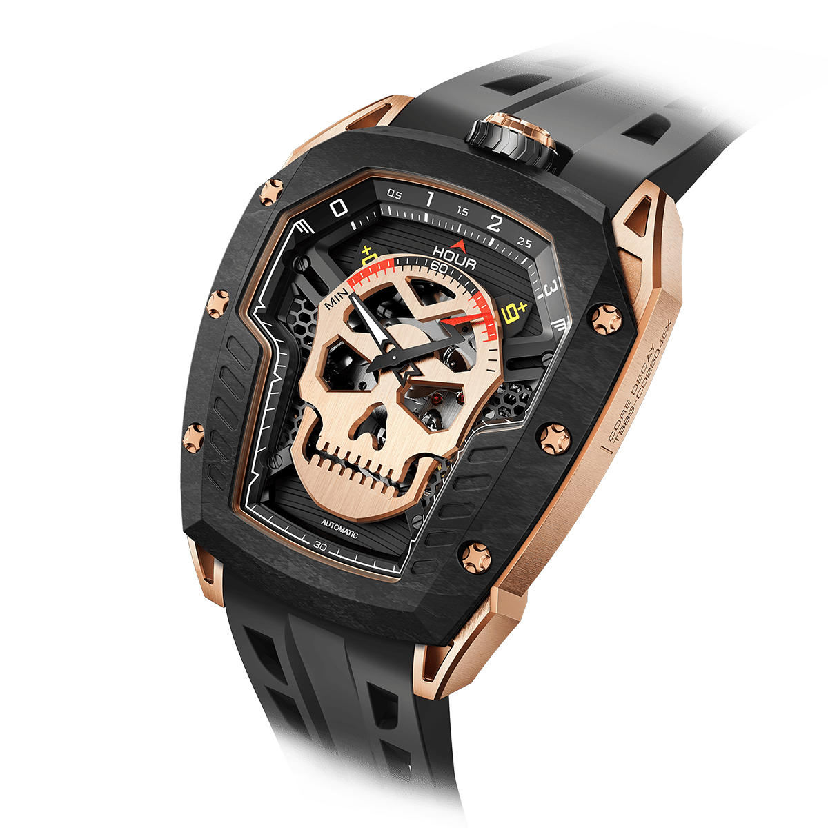 Official TSAR BOMBA Reactor-Core Decay TB8227 Automatic Watch | Carbon Fibre Luxury Watch