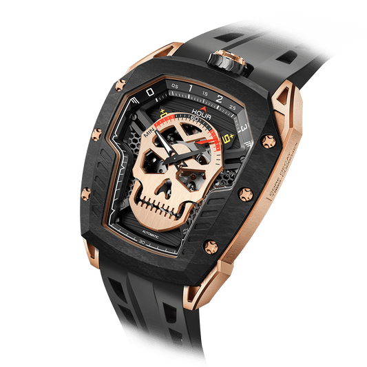 Official TSAR BOMBA TB8227 Reactor-Core Decay Automatic Watch | Forged Carbon Fibre