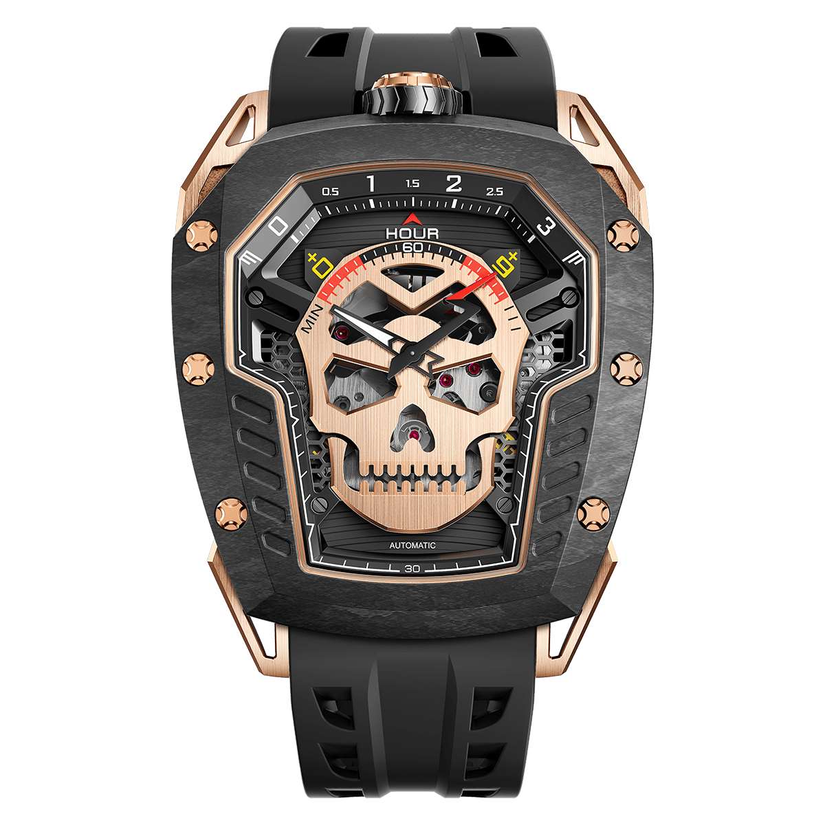Official TSAR BOMBA Reactor-Core Decay TB8227 Automatic Watch | Carbon Fibre Luxury Watch
