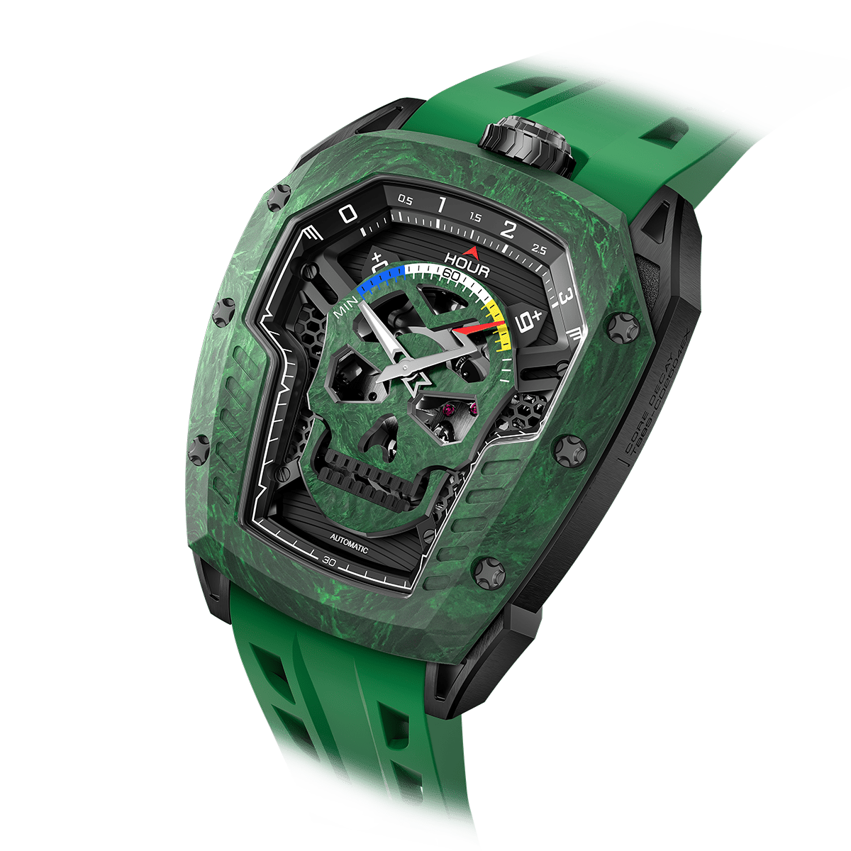 Official TSAR BOMBA Reactor-Core Decay TB8227 Automatic Watch | Carbon Fibre Luxury Watch